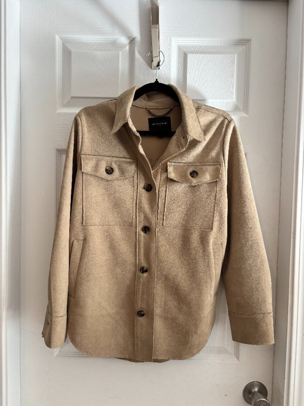 Banana Republic Faux Suede Shaket - Size Small